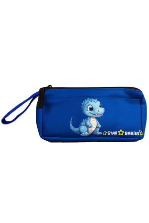 Star Babies - Double Zipper Pencil Case - Dino