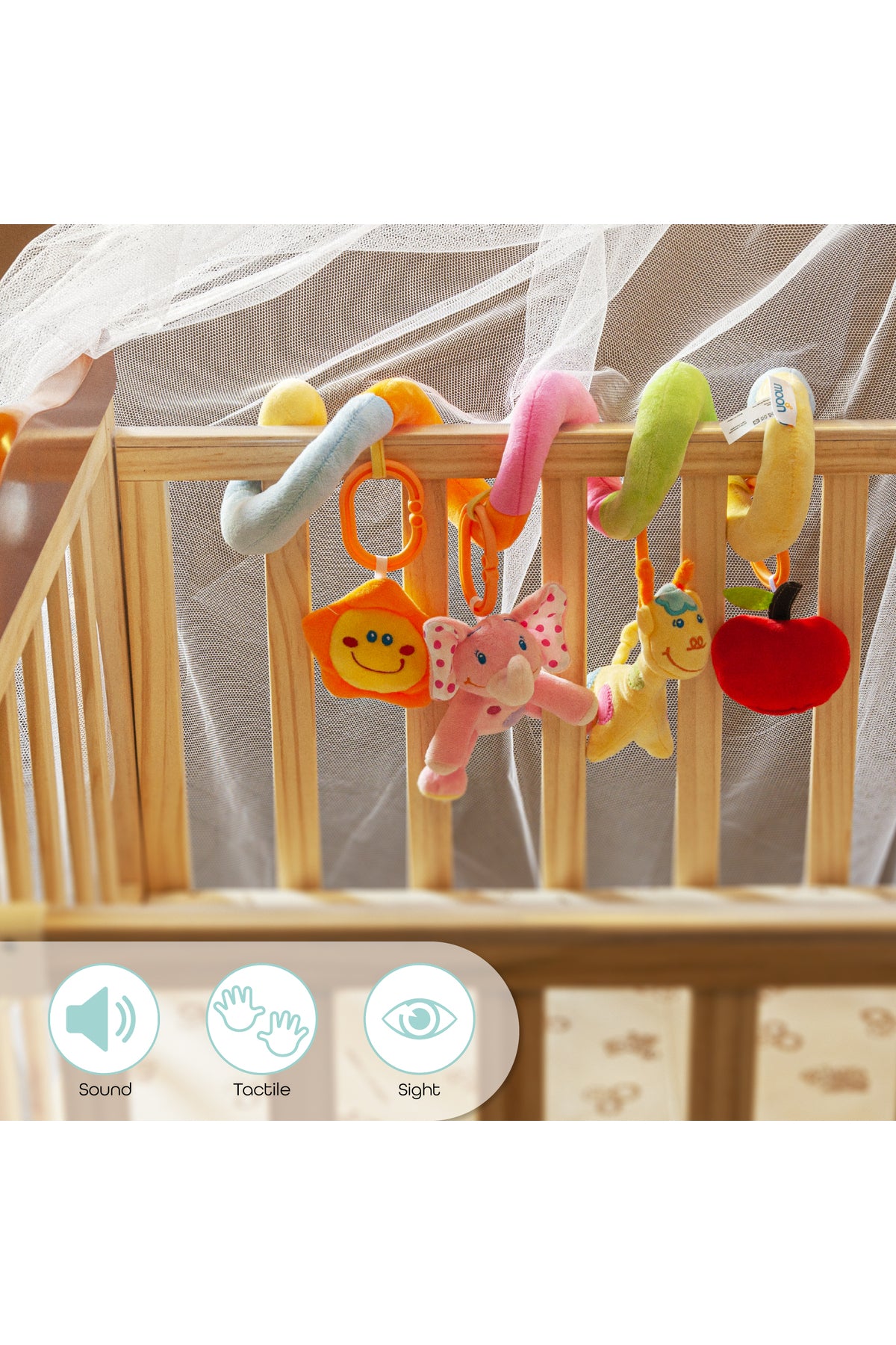 MOON Spiral Activity Toy - Animals