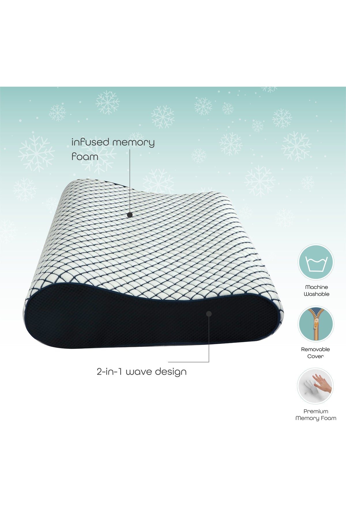 MOON  Medical Orthopedic Contour Cooling Gel Pillow