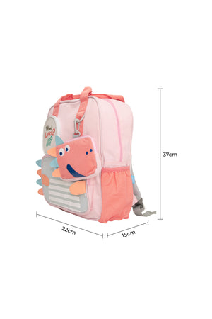 MOON Kids Backpack  – Comfy 3D Design,Padded Straps, Waterproof-Perfect for Preschool, Nursery, Snacks & Lunchbox-Pink
