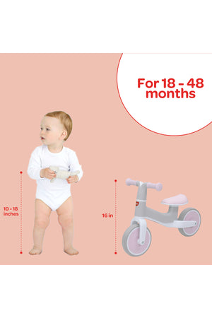 MOON Swift Baby Balance Bike-Pink