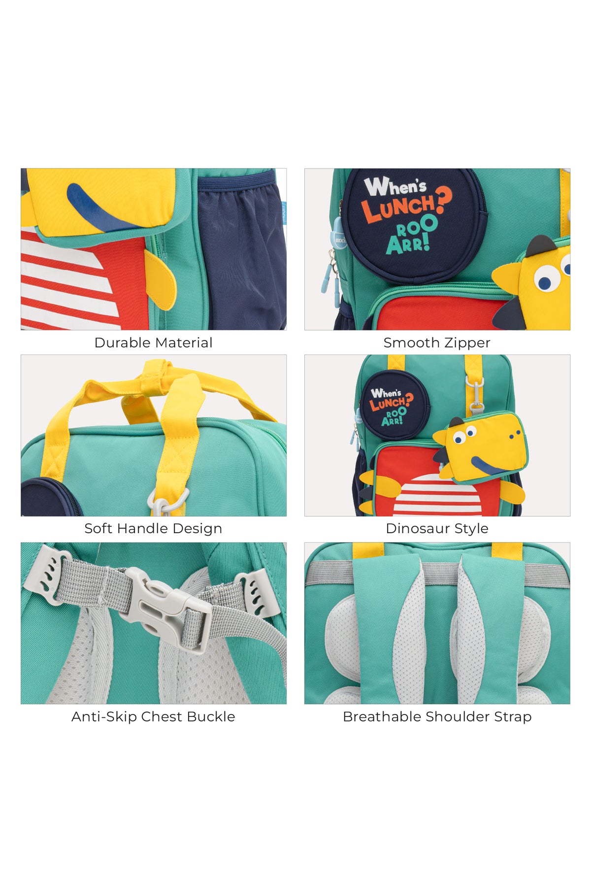 MOON Kids Backpack  – Comfy 3D Design,Padded Straps, Waterproof-Perfect for Preschool, Nursery, Snacks & Lunchbox