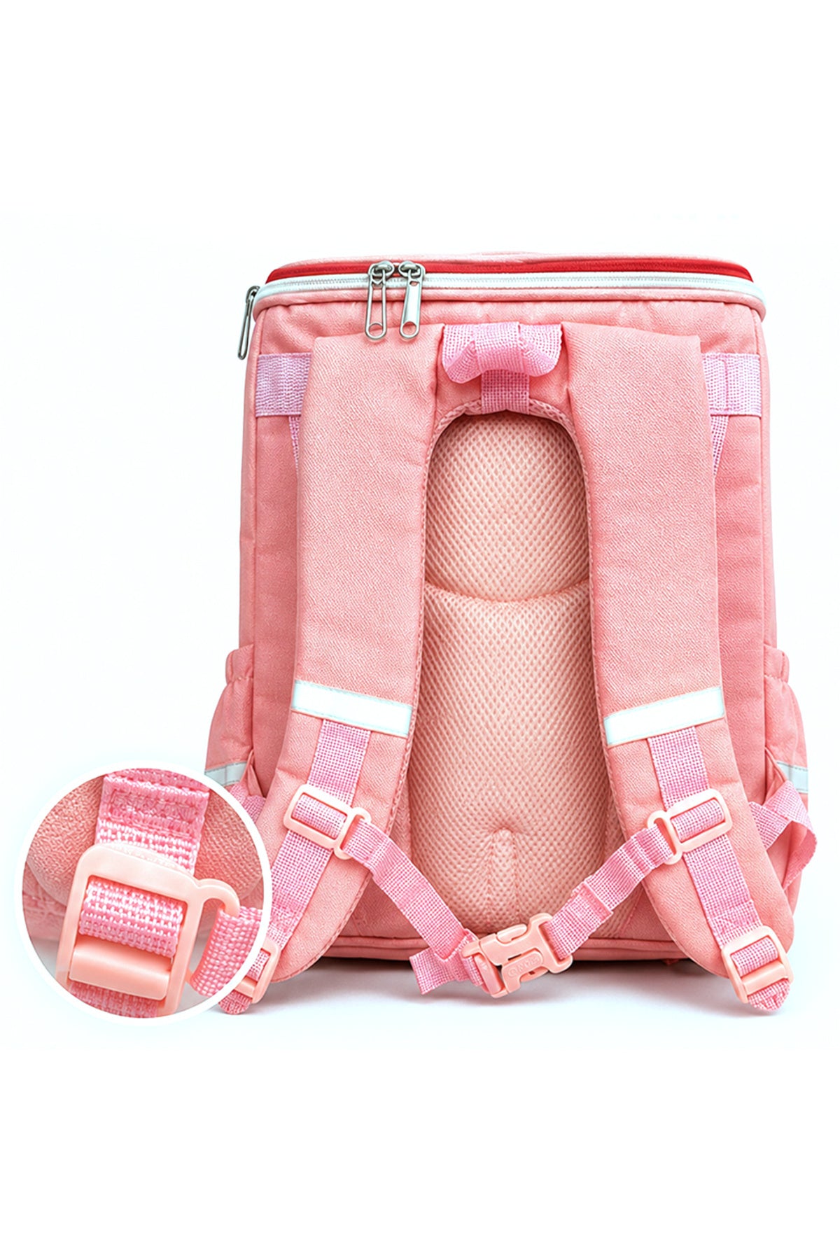 Cocobee - Cute Printed Backpack For Girls, 14.9 Inches, Adjustable Shoulder Strap - Pink