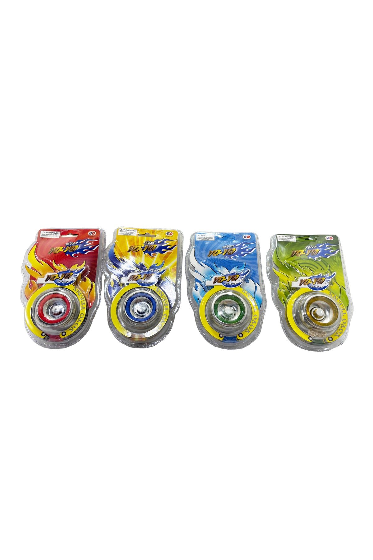 Galaxy Metal Yo-Yo Toy Set, 4 Mixed Colors, Smooth Spin Beginner YoYo for Kids and Adults, Classic Skill Toy for Hand-Eye Coordination, Party Favor Return Gift, Durable Body