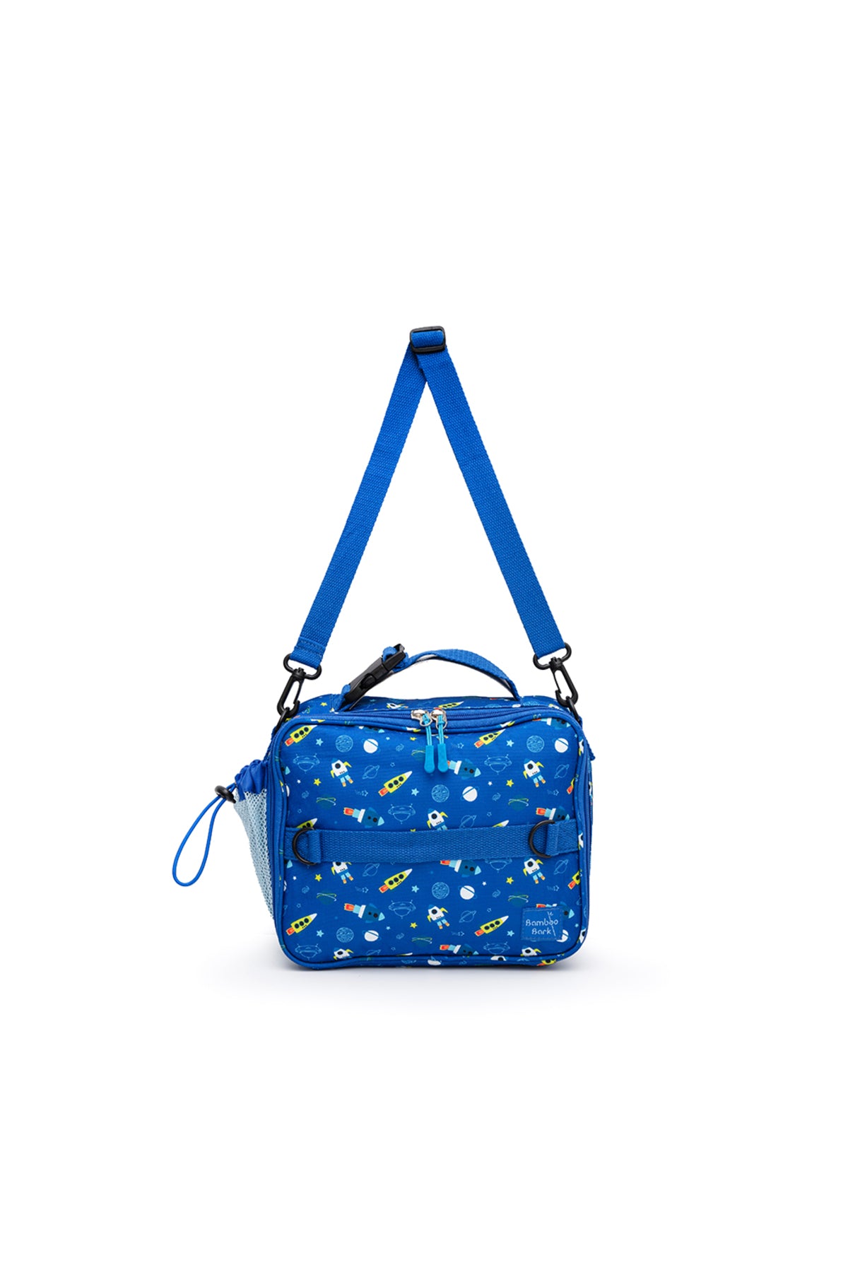 Bamboo Bark kids childrens insulated lunch bag for school, picnic, nursery, toddler, 3 ways to hold