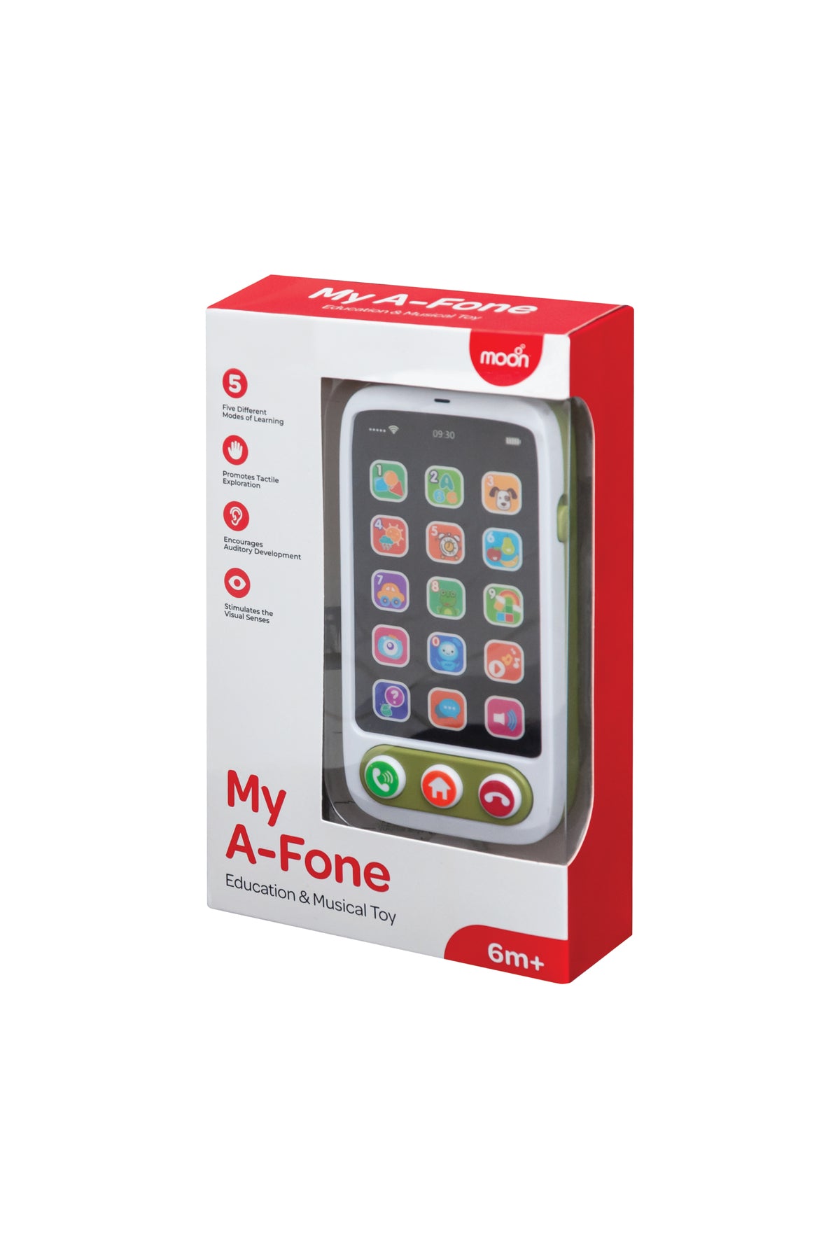 MOON A-Fone Educational and Musical Toy Electronic Touch Screen Mobile Phone Toys for Kids- 6m+