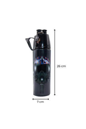 MOON Licensed Top Gun Water Bottle with Spray Mist | Cooling Spray | BPA-Free  Stainless Steel | Leak-Proof for School, Camping, Hiking, Outdoor Play | Boys Water Bottle |500ml