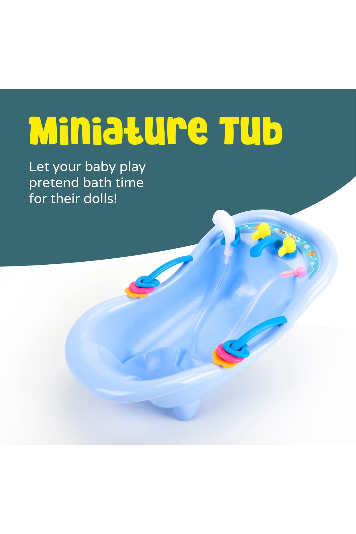 MOON Bath tub Buddies for Toddlers – Blue