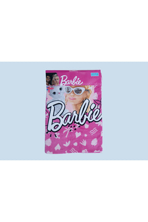 Barbie Poncho Towel For Girls – Soft & Absorbent Hooded Bath Towel – Kids Size – Pink