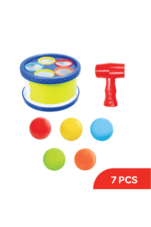 MOON Hammering Drum with 5 pound Balls for Boys and Girls – 12m+