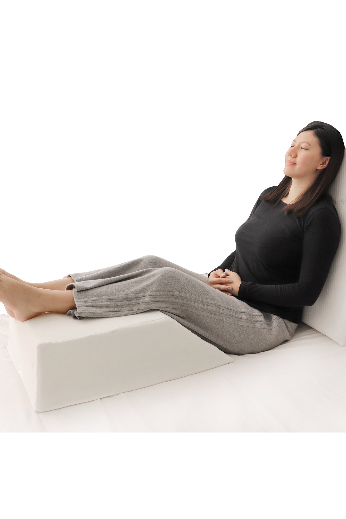MOON  Leg Elevation pillow-white