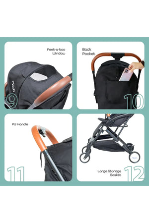 MOON Ritzi - Cabin Stroller - Black