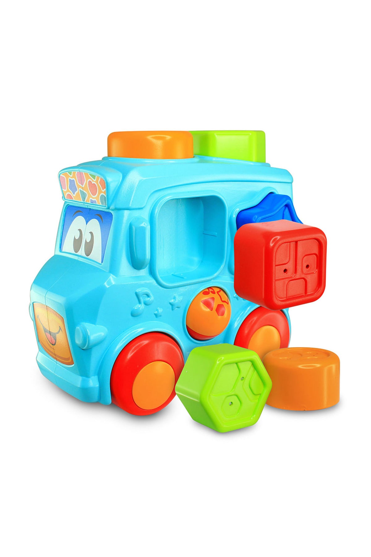 Little Learners Sort & Play Vehicle - Shape Sorting Toy for Toddlers