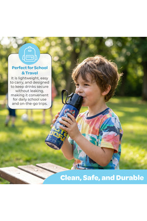 MOON Licensed Paw Petrol Kids Water Bottle with Mist Spray Nozzle Stainless Steel Bottle for Boys & Girls | School, Outdoor, Camping, Hiking | Spill-Proof Carry Loop | Ideal for Summers and Winters