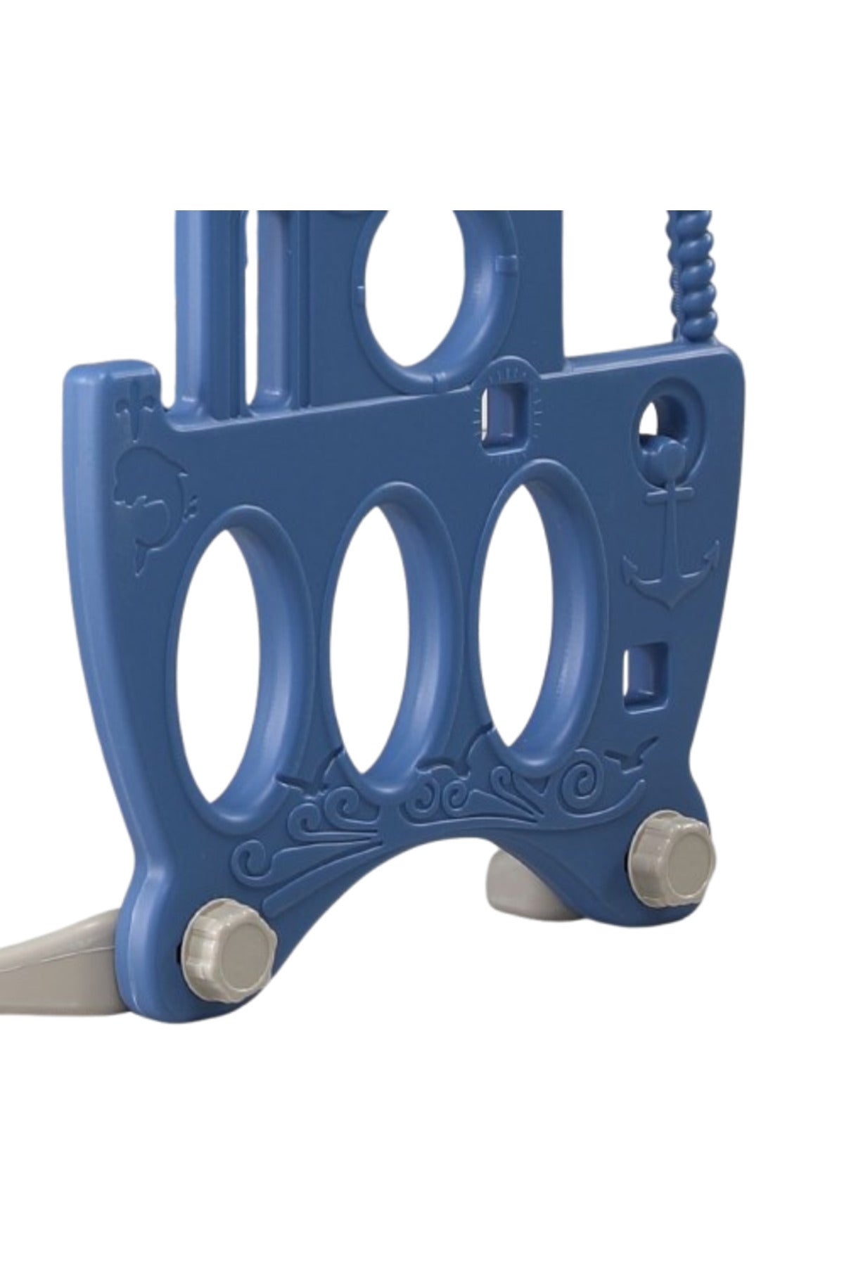 Kikibebe 3-In-1 Multi-Function Baby Slide & Swing – For Ages 1-6, Indoor Use – Blue