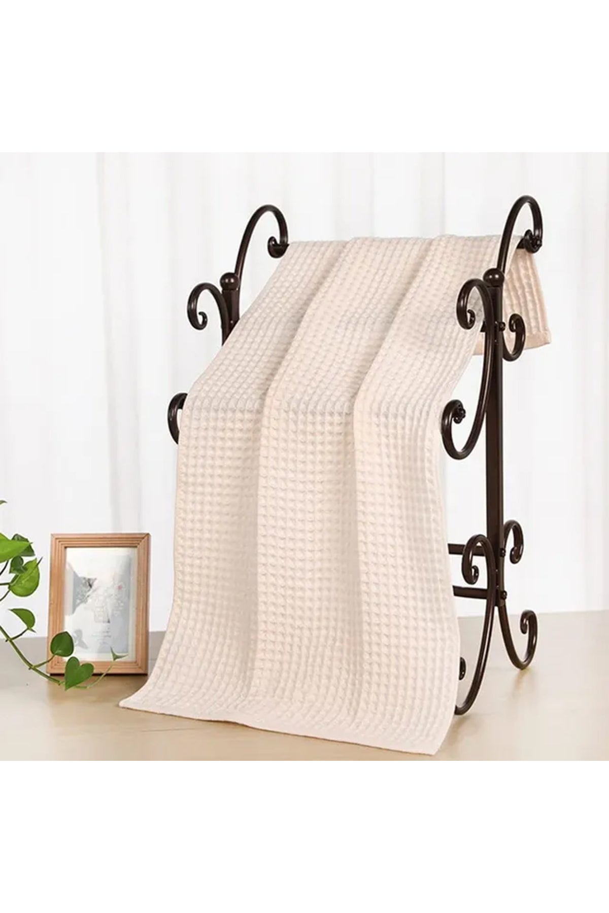 Star Babies - Waffle Towel - 70 x 140cm - Light Pink