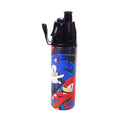 MOON Licensed Sonic Kids Water Bottle with Spray Mist | Cooling Spray | BPA-Free  Stainless Steel | Leak-Proof for School, Camping, Hiking, Outdoor Play | Boys Water Bottle |500ml