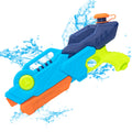 MOON Water Guns with Capacity, Super Water Pistols with Long Shoot Range -for Kids Boys Girls Adults,Blue