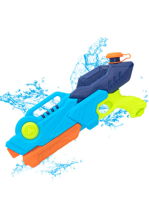 MOON Water Guns with Capacity, Super Water Pistols with Long Shoot Range -for Kids Boys Girls Adults,Blue