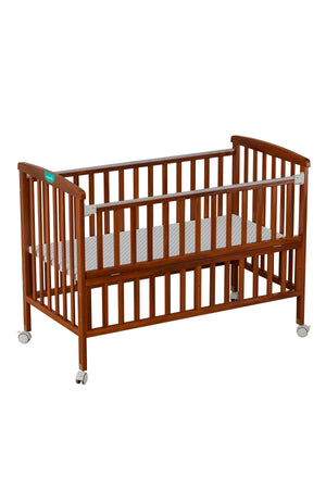 MOON Wooden Portable crib(129X69X96 cm) -Brown
