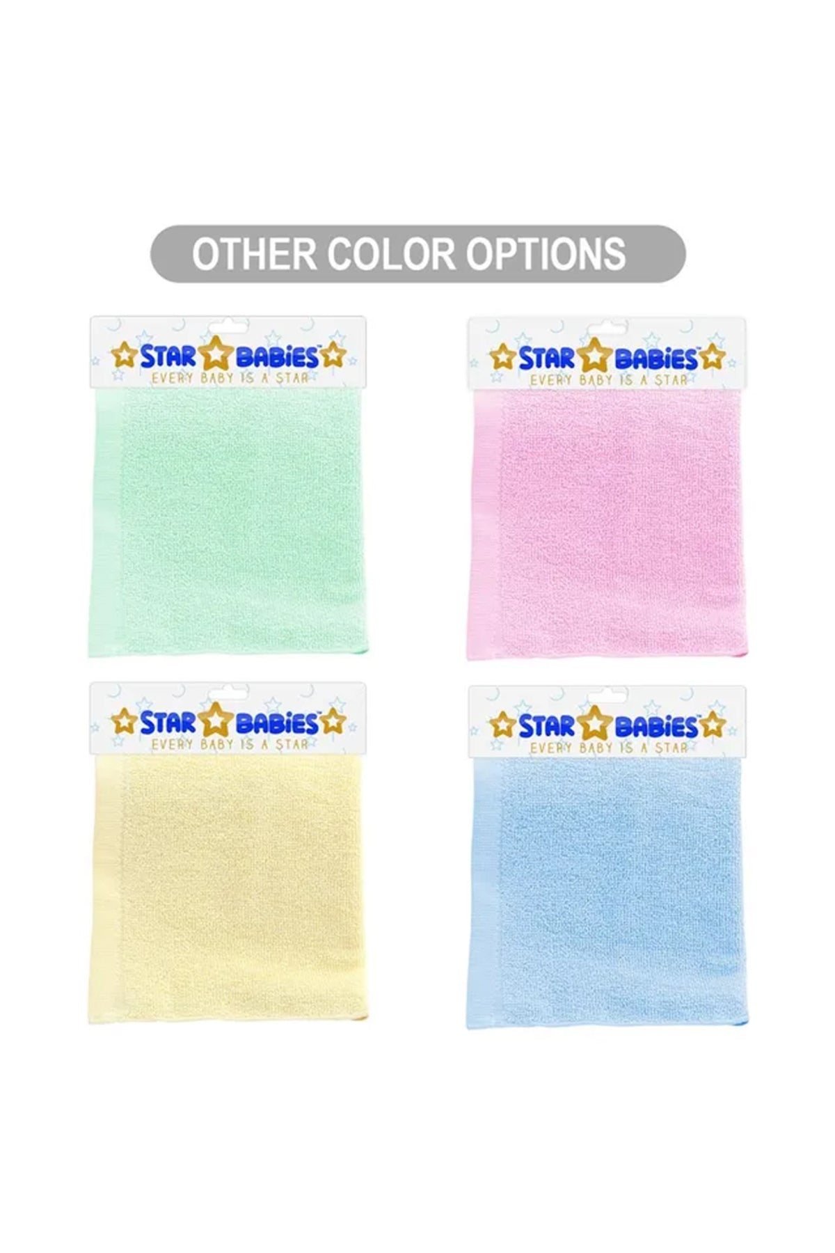Star Babies - Diaper Caddy, Face Towel Assorted
