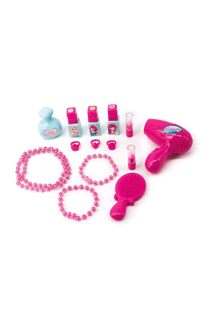 Urban Tots Trolley Beauty Set – Pretend & Play Makeup Toy With Essential Accessories (Pink)
