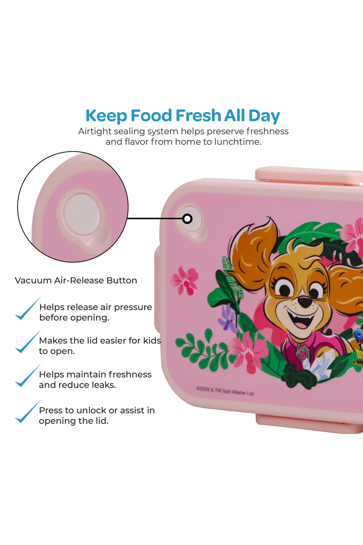 MOON Kids Lunch Box | PP + Stainless Steel Insulated Tiffin Box | Leak-Proof, BPA-Free, Durable School Lunch Box for Boys & Girls | Easy Open Clips | Food Safe Eco-Friendly Kids Meal Box