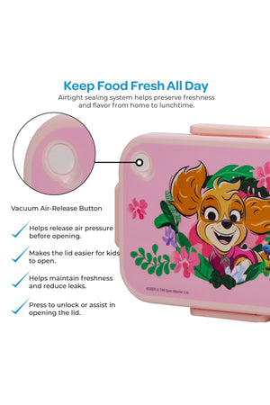 MOON Kids Lunch Box | PP + Stainless Steel Insulated Tiffin Box | Leak-Proof, BPA-Free, Durable School Lunch Box for Boys & Girls | Easy Open Clips | Food Safe Eco-Friendly Kids Meal Box