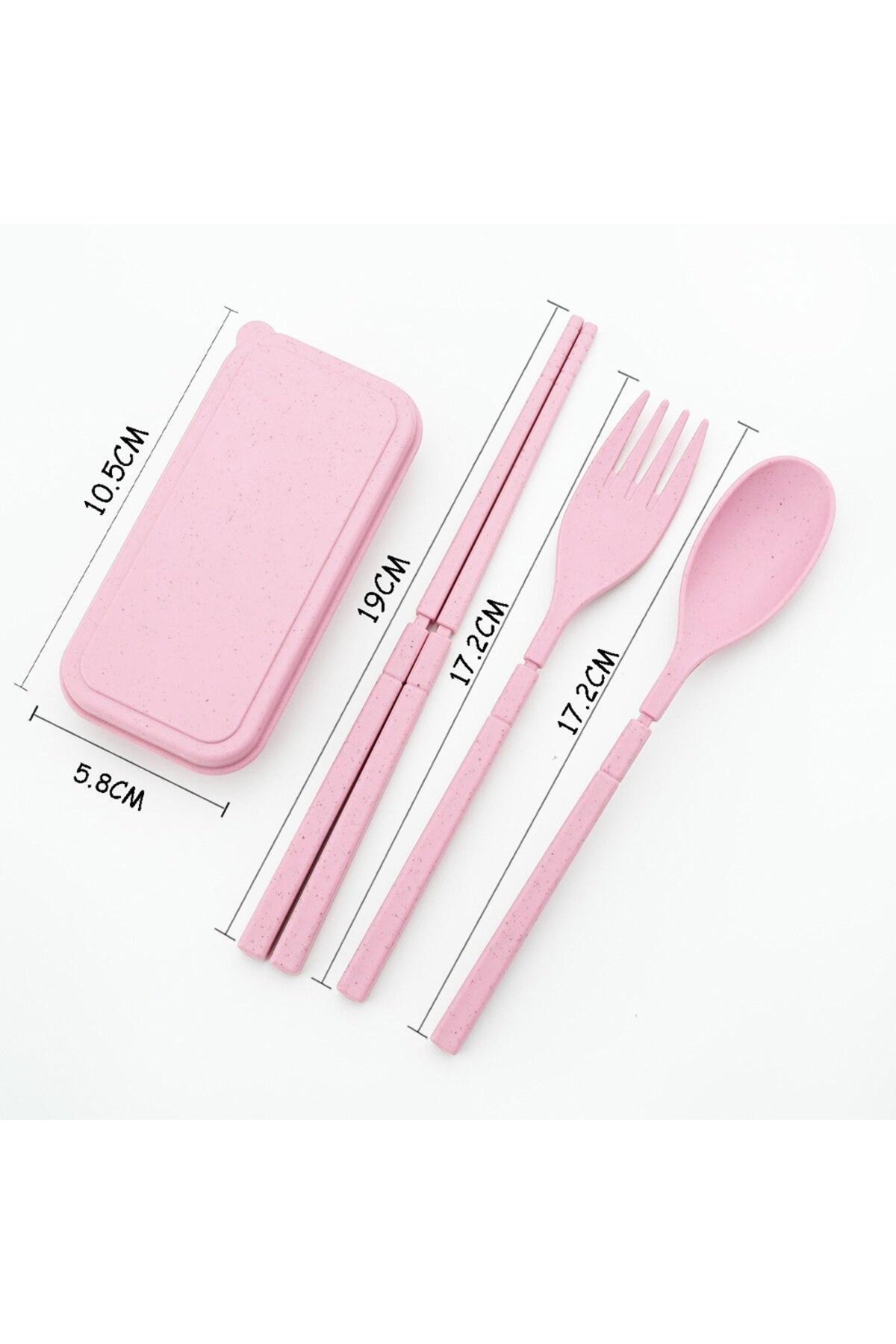Star Babies Insulated Mini Lunch Bag with Foldable Fork- Spoon Set Pink