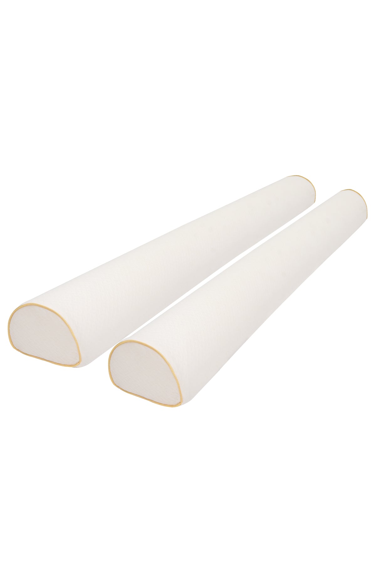 MOON Organic Toddler Half Moon Bed Bumper –Pack of 2 – White