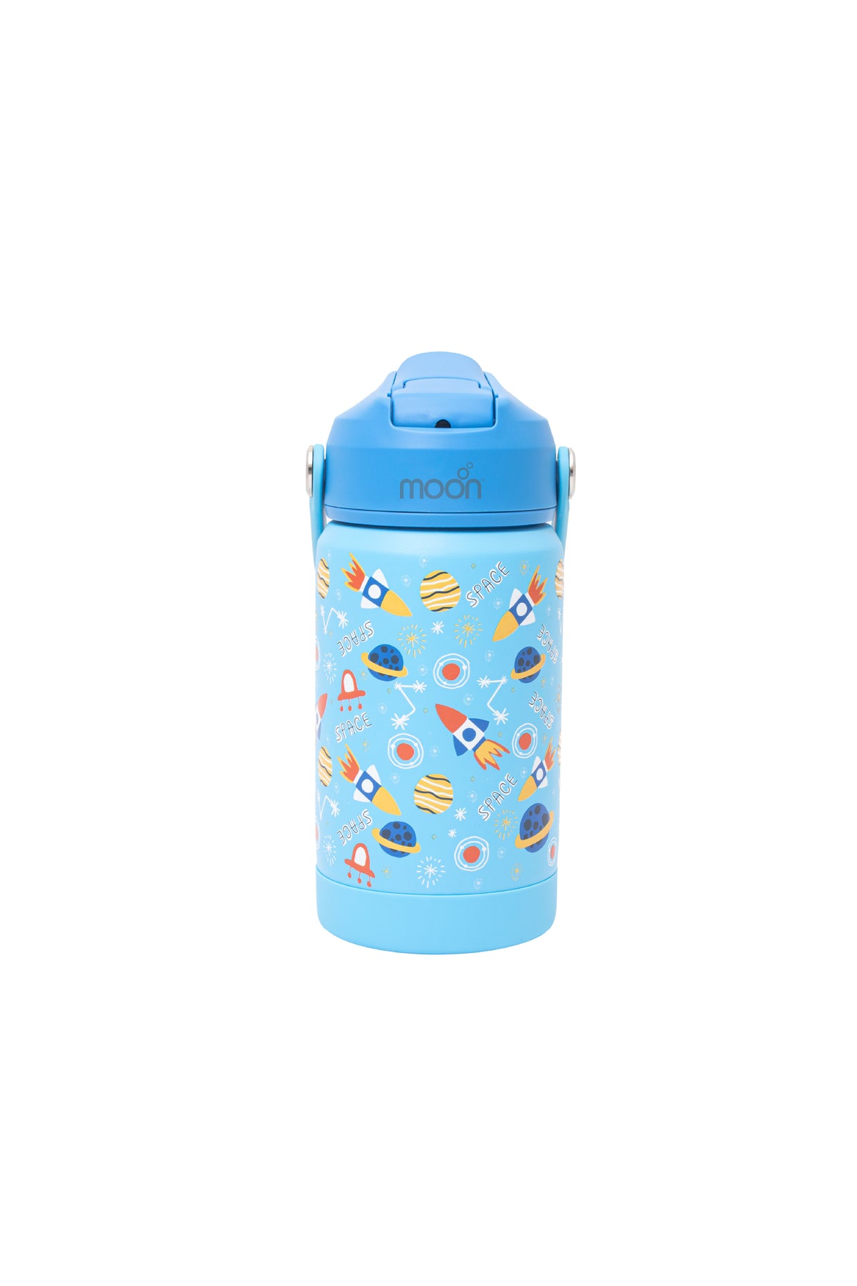 MOON Kids Insulated Water Bottle – BPA Free,Leak Proof Sipper for Toddlers – Eco-Friendly – Stays Cold or Warm for Hours - Space Adventure