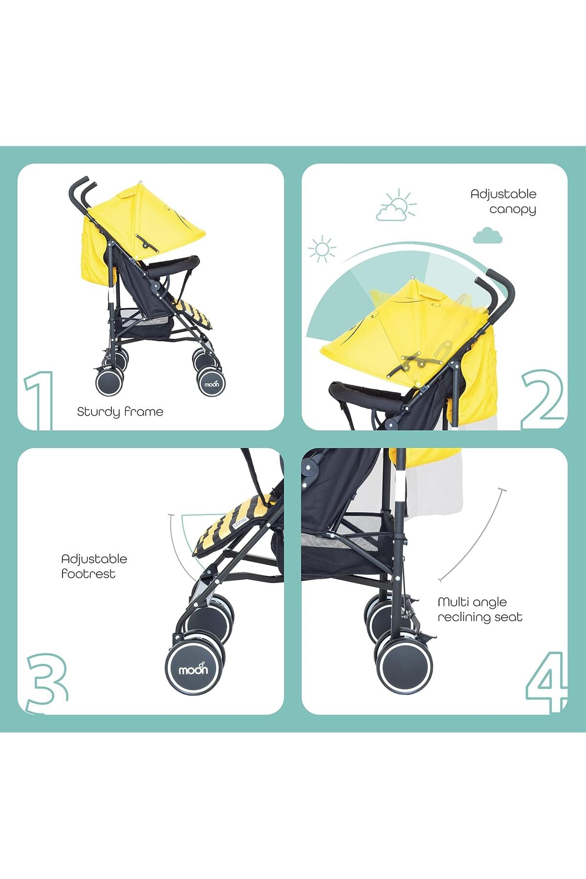MOON Safari - Stroller Character - Bee