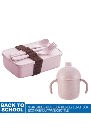 Star Babies - Back To School Lunch Box with Water Bottle Pink