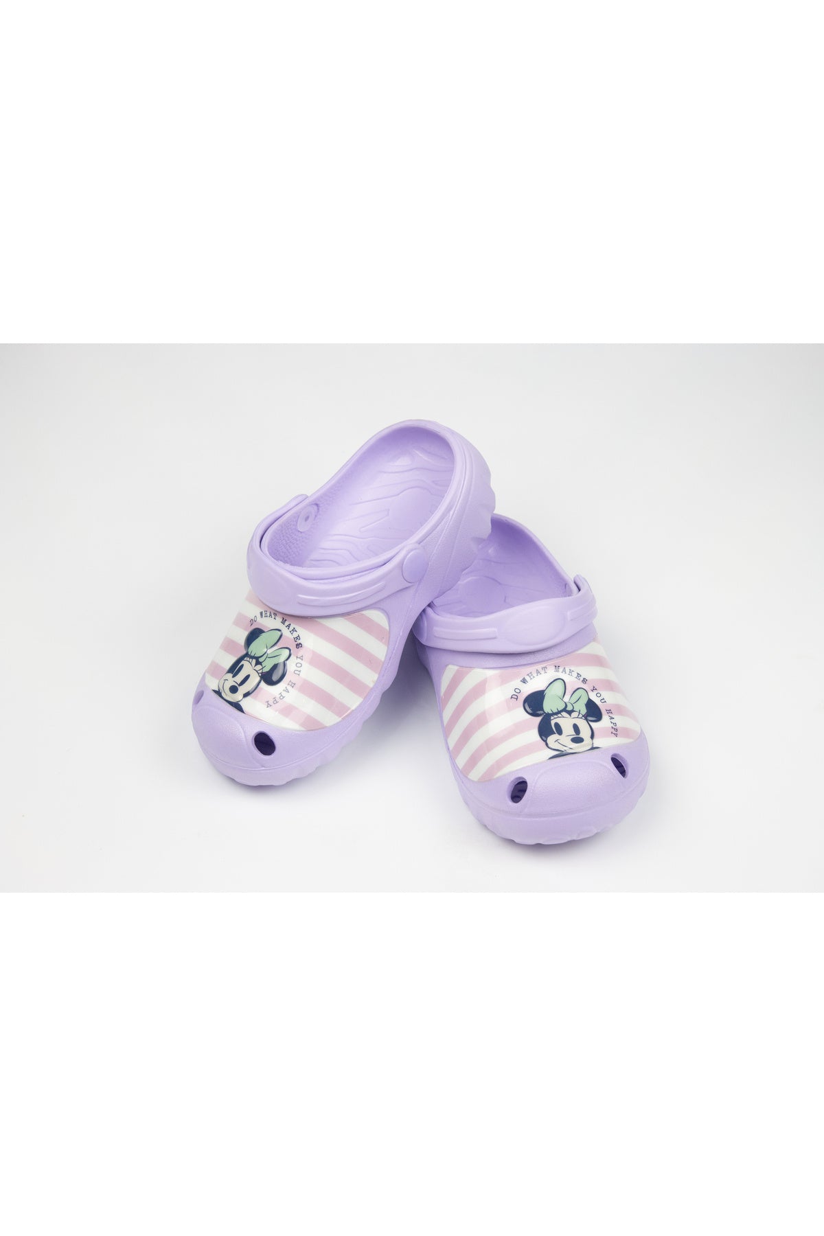 Minnie Mouse Kids Clogs – Lightweight & Comfortable Slip-On Sandals – Purple