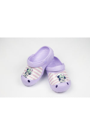 Minnie Mouse Kids Clogs – Lightweight & Comfortable Slip-On Sandals – Purple