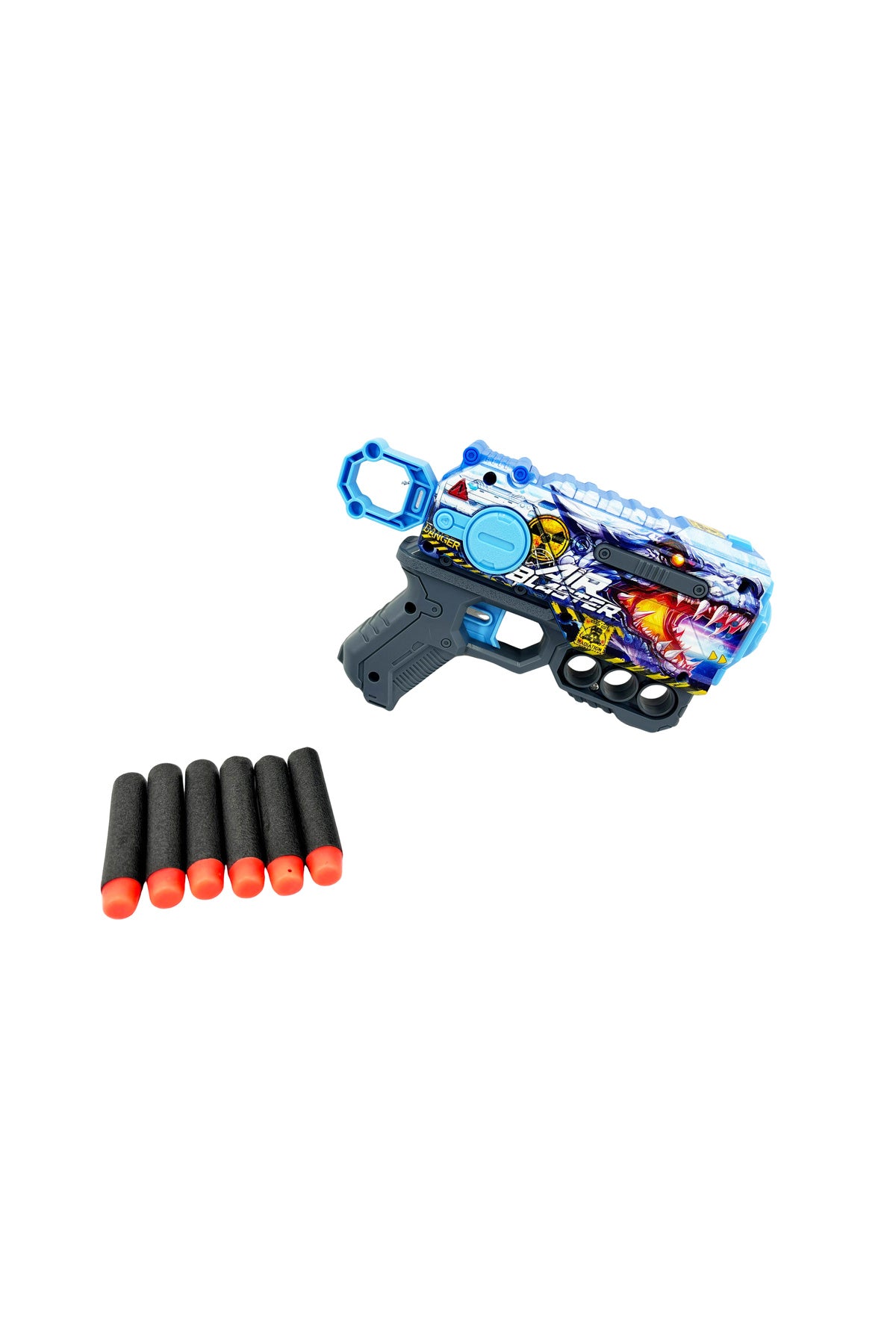 Galaxy Air Blaster Soft Bullet Gun Toy for Kids, Foam Dart Blaster with Refill Soft Bullets, Target Shooting Play Set for Boys and Girls Indoor Outdoor Game