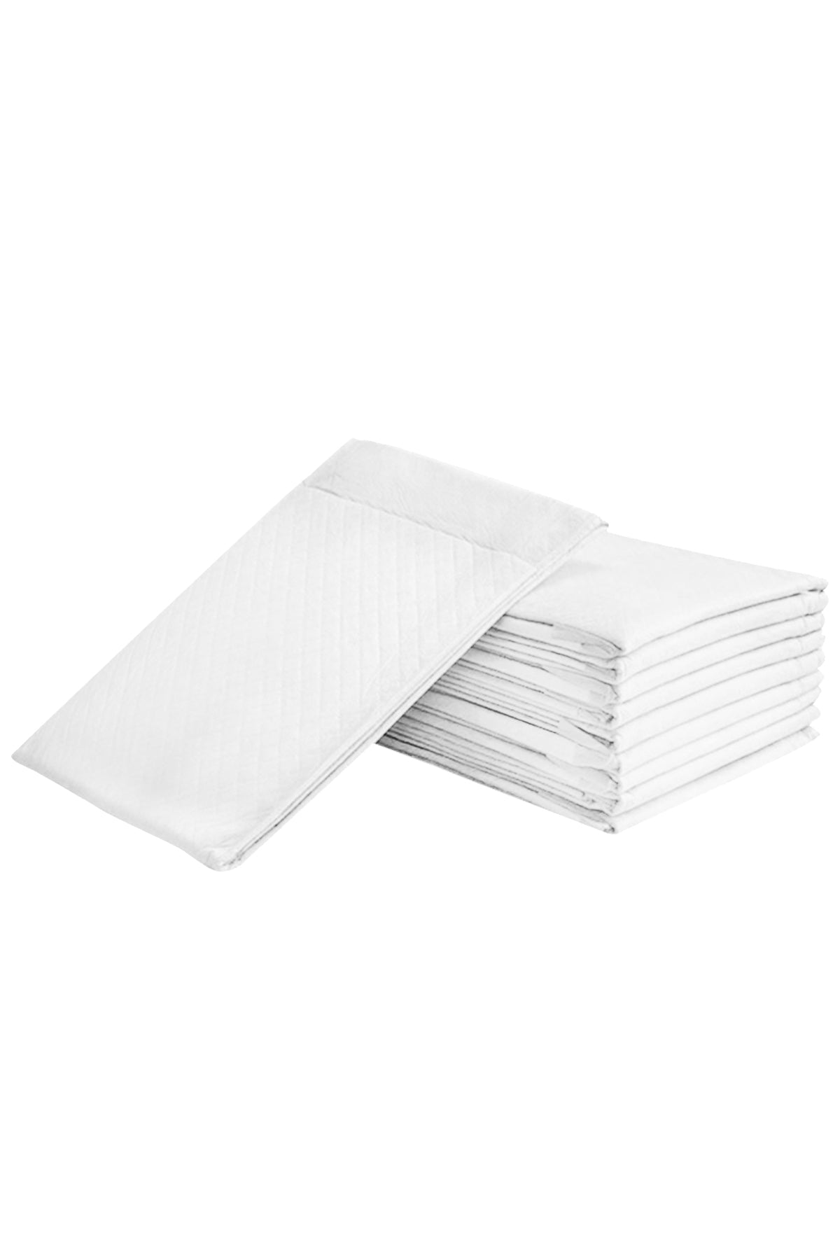 Star Babies - 100pcs Disposable Changing Mats White + 10pcs Disposable Bibs