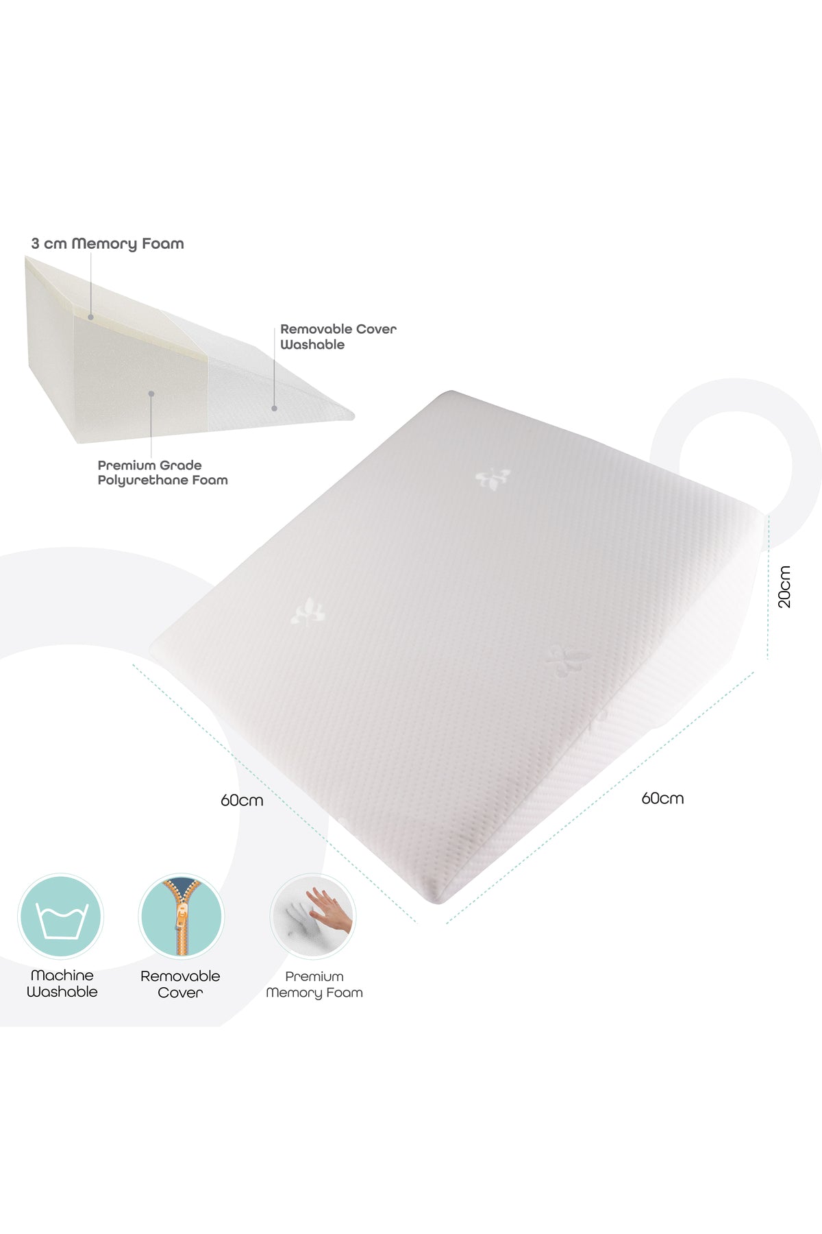 MOON  Wedge Pillow
