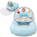 MOON 2 in 1 Nap and Play Travel Floor Mat with Mosquito Net -for Babies 0m+