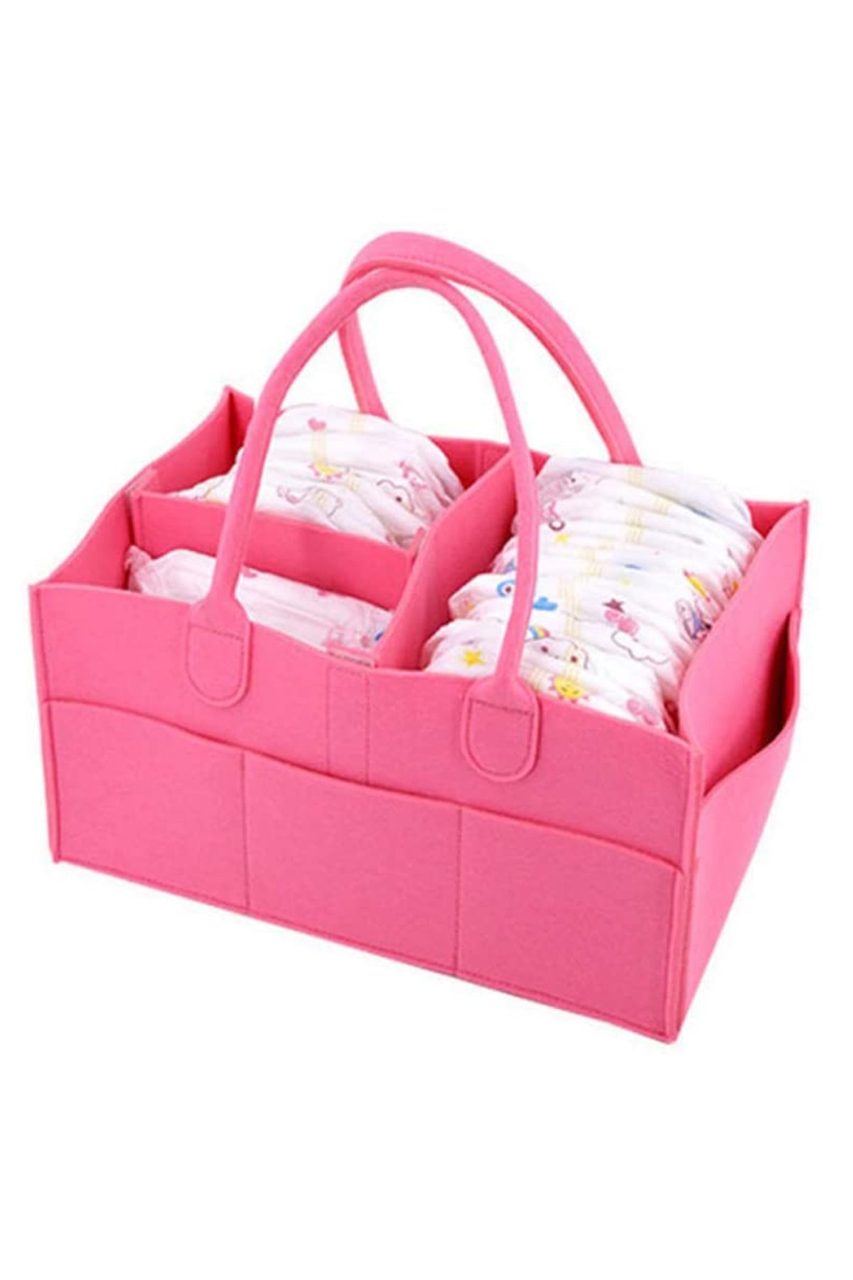 Star Babies Diaper Caddy Organizer - Pink