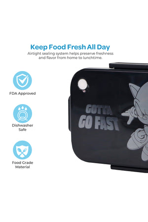 MOON Kids Lunch Box | PP + Stainless Steel Insulated Tiffin Box | Leak-Proof, BPA-Free, Durable School Lunch Box for Boys & Girls | Easy Open Clips | Food Safe Eco-Friendly Kids Meal Box