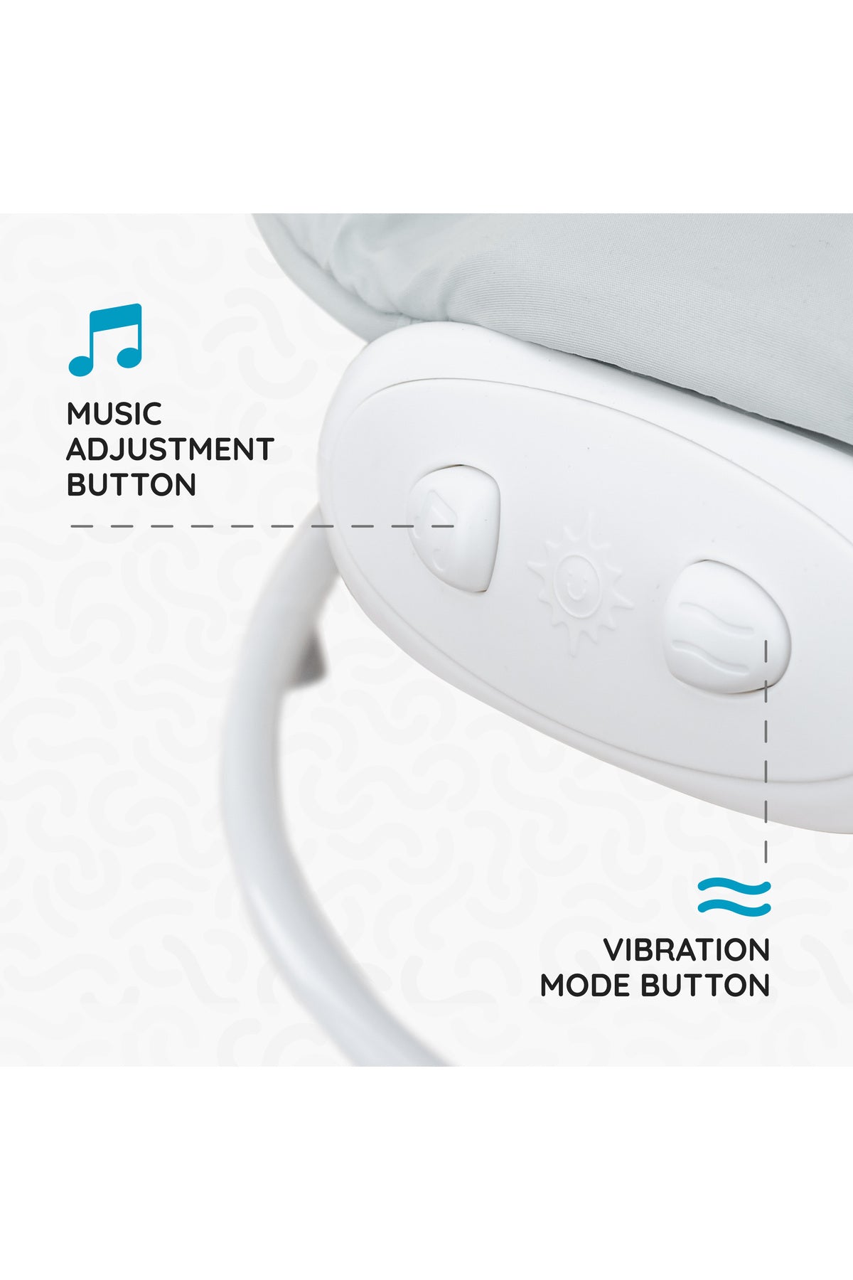 MOON Hopper Baby Bouncer - Grey