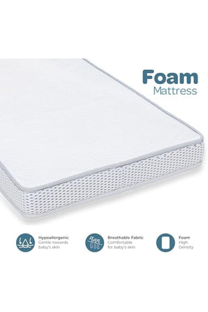 Moon Foam Baby Crib Mattress - 60 x 120 x 10 cm