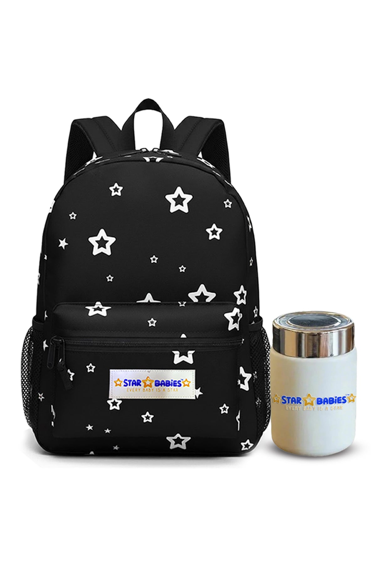 Star Babies - Backpack with vacuum insulated mini flask combo