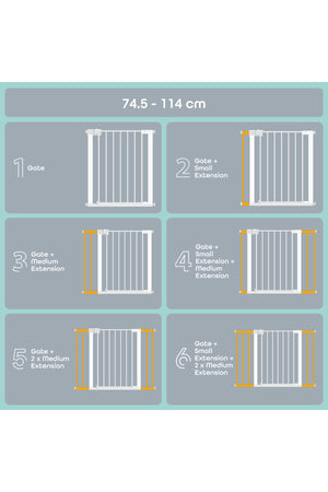 MOON Safety gate  74.5-114 cm