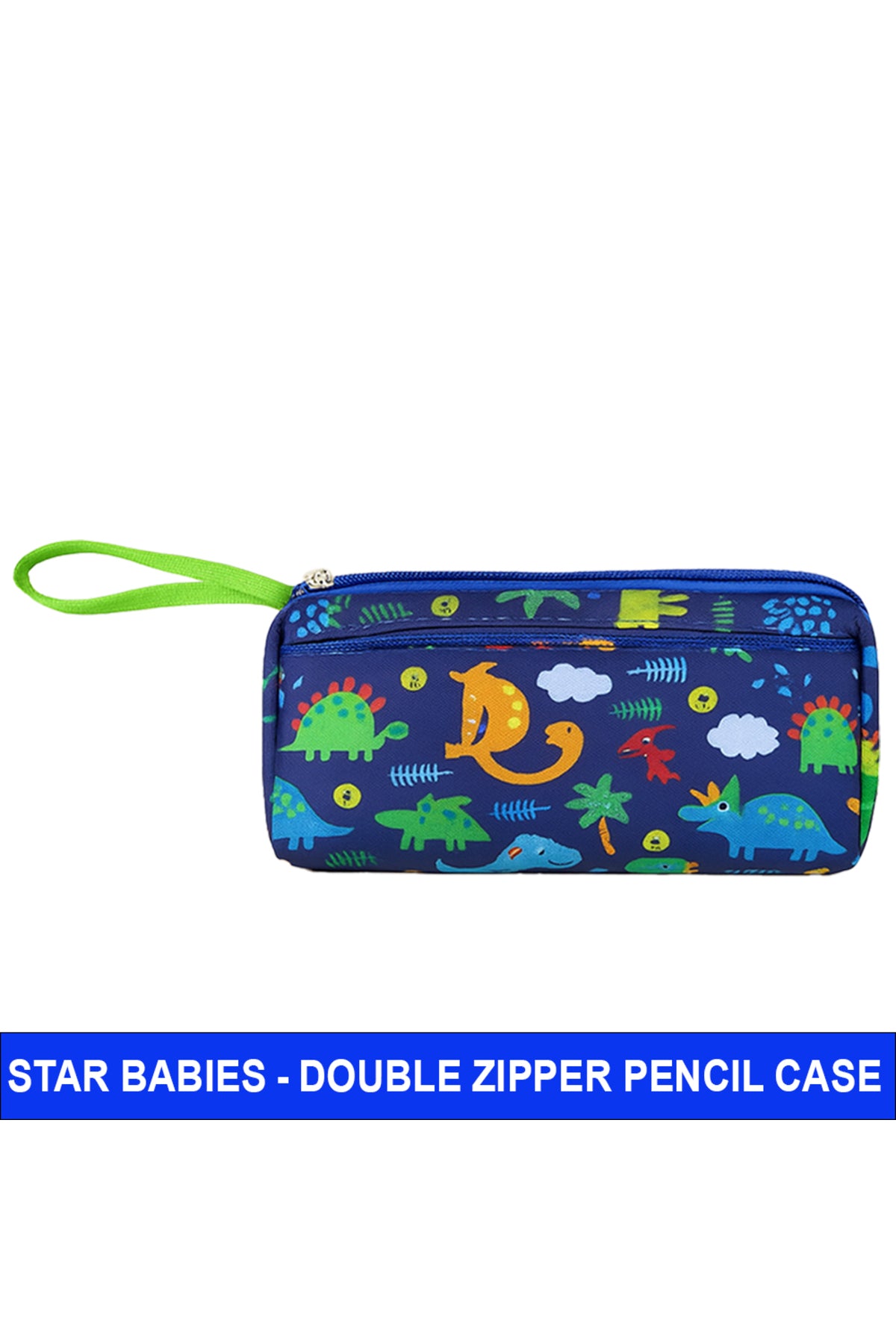 Star Babies Jungle  themed Pencil Case, 3 to 6 Years, Water resistant - Black