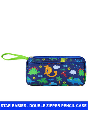 Star Babies Jungle  themed Pencil Case, 3 to 6 Years, Water resistant - Black