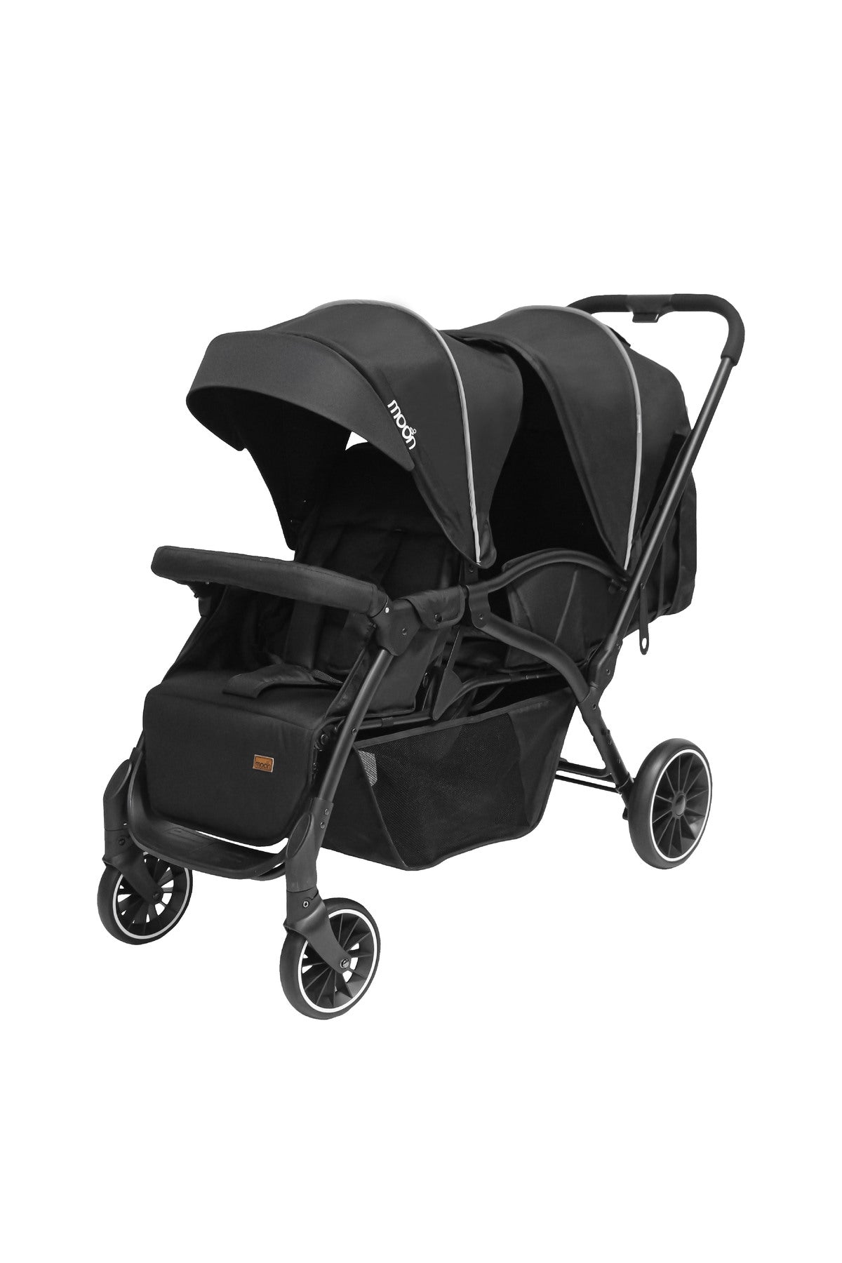 MOON Dois - Twin Stroller - Black, Twin Baby Stroller Pram