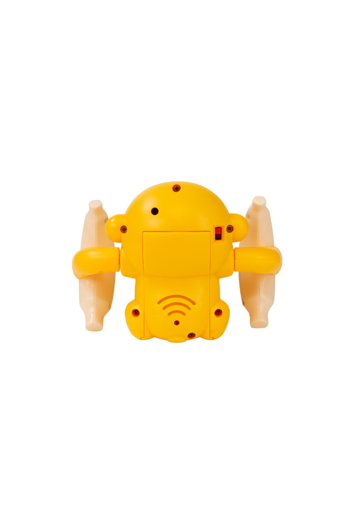 Urban Tots Animal Cartoon Model Monkey With Voice Control, Light, Sound & 360° Rotation-Yellow