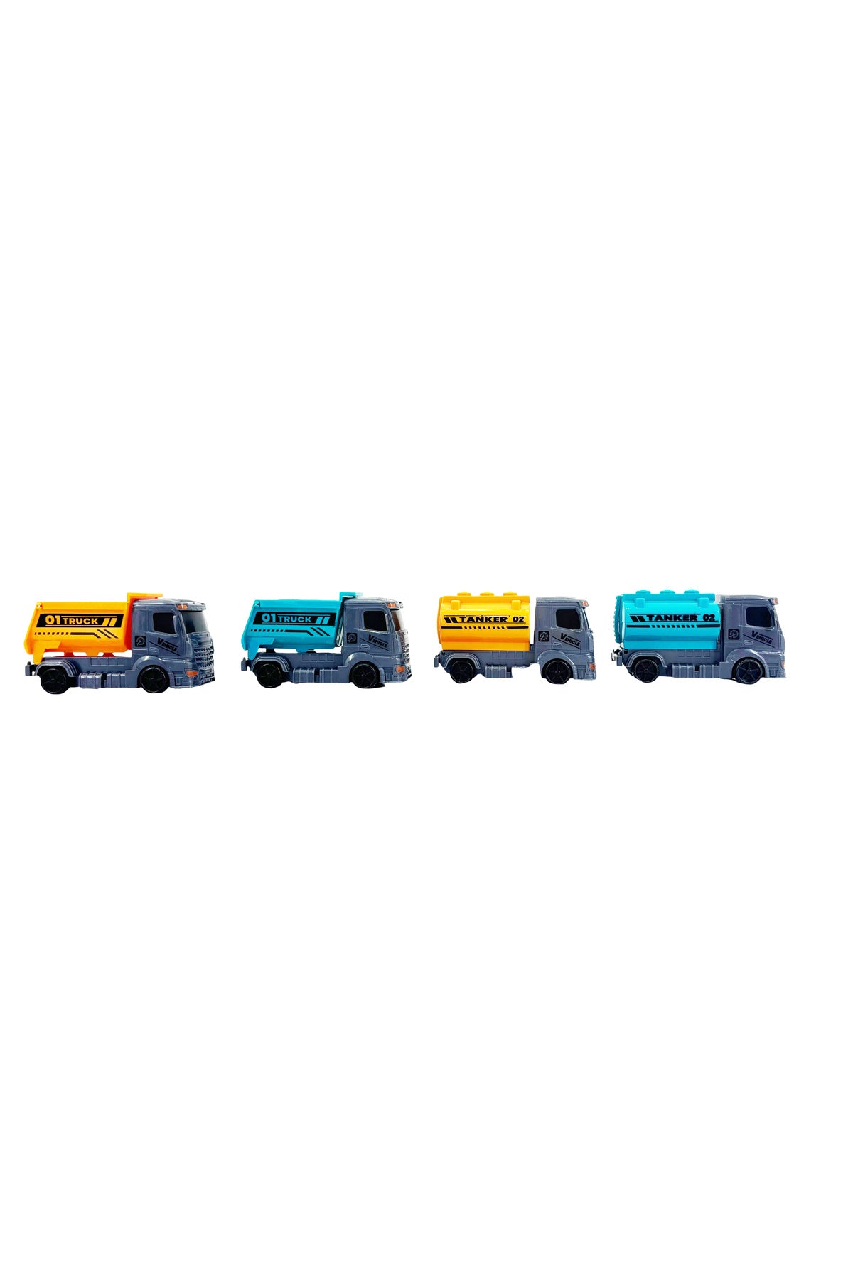 2CH Remote Control Construction Truck Toy for Kids, Mini RC Engineering Vehicle with Easy Controller, Durable Off-Road Wheels, Indoor Outdoor Toy Car Gift for Boys & Girls